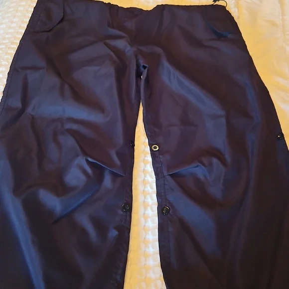 Black Drawstring Pants - Picture 2 of 4